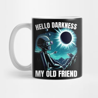 Hello Darkness Solar Eclipse Apparel Mug